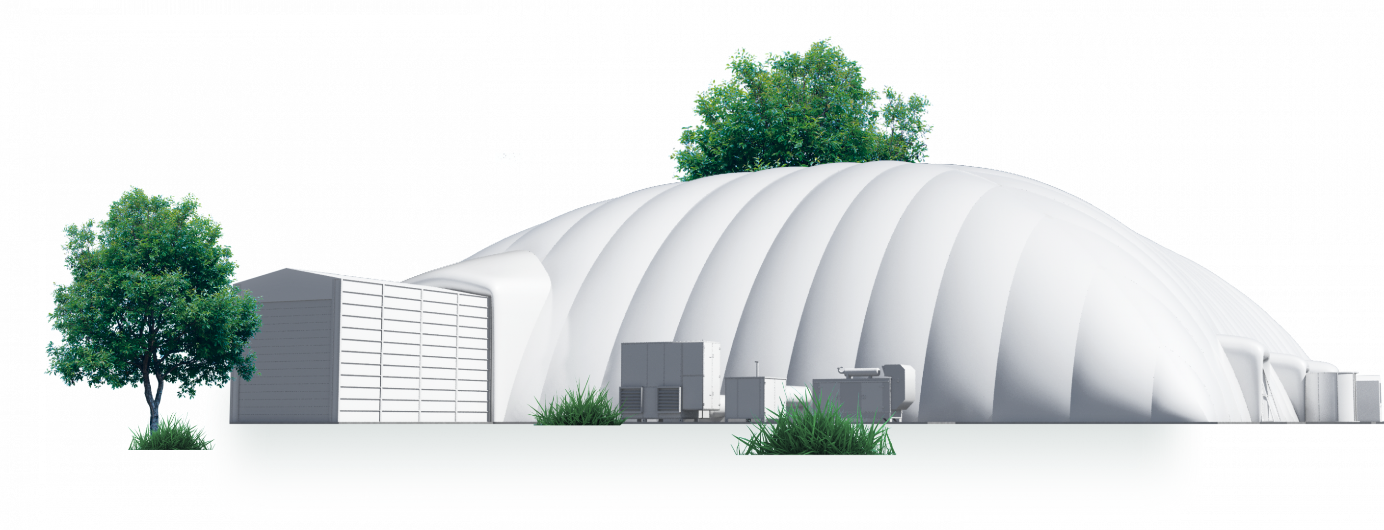 We provide the most <strong>sustainable</strong> air domes