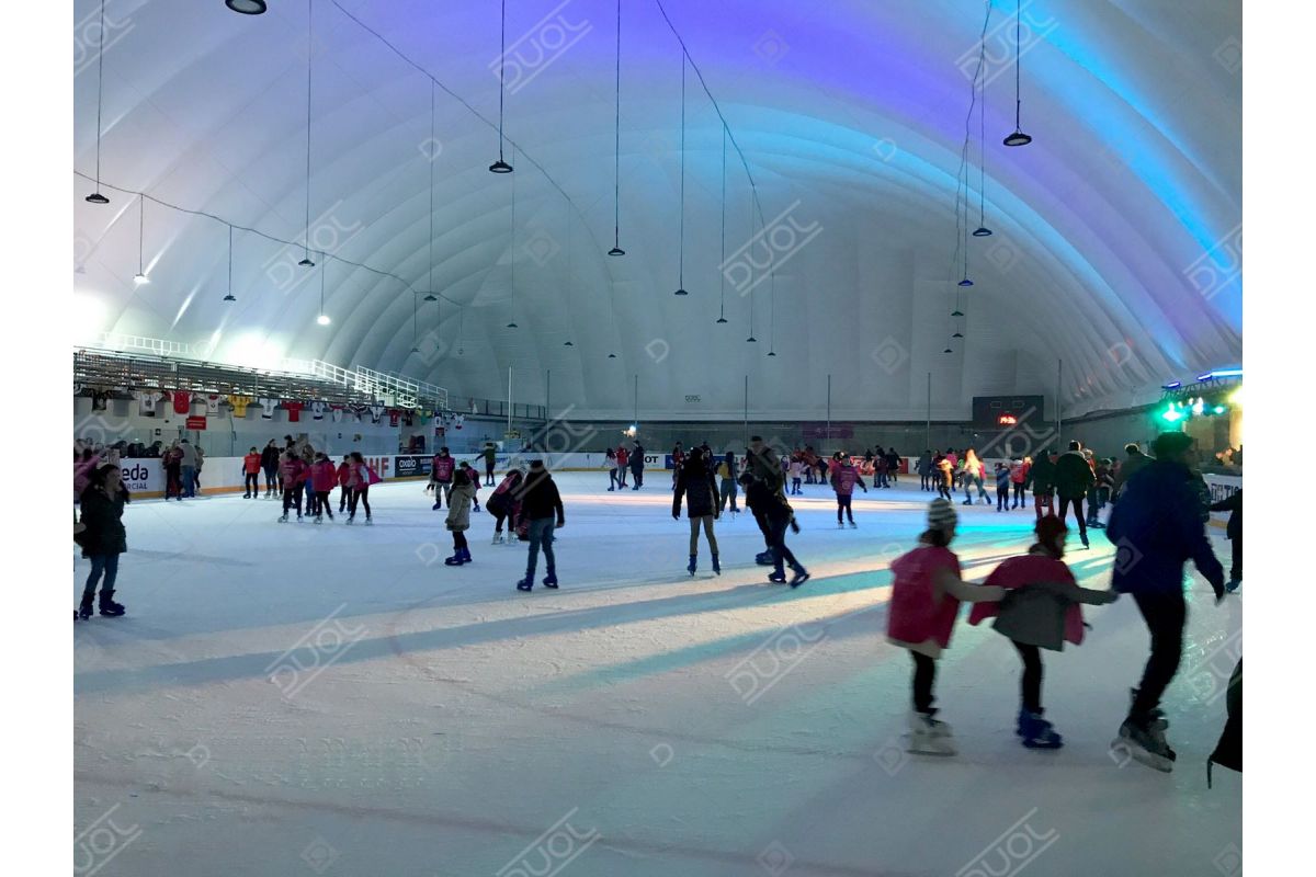 Hockey & Ice skating air inflatable dome DUOL Air supported structure